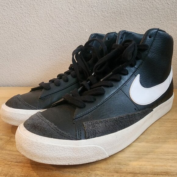 Nike Mens Blazer Mid '77 Shoes Sneakers BQ6806-002 Vintage Black White Size 12 - Picture 2 of 12